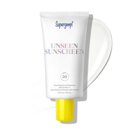 Supergoop! Unseen Sunscreen - Clear & Invisible Face Sunscreen + Broad Spectrum + Makeup-Gripping... | Amazon (US)
