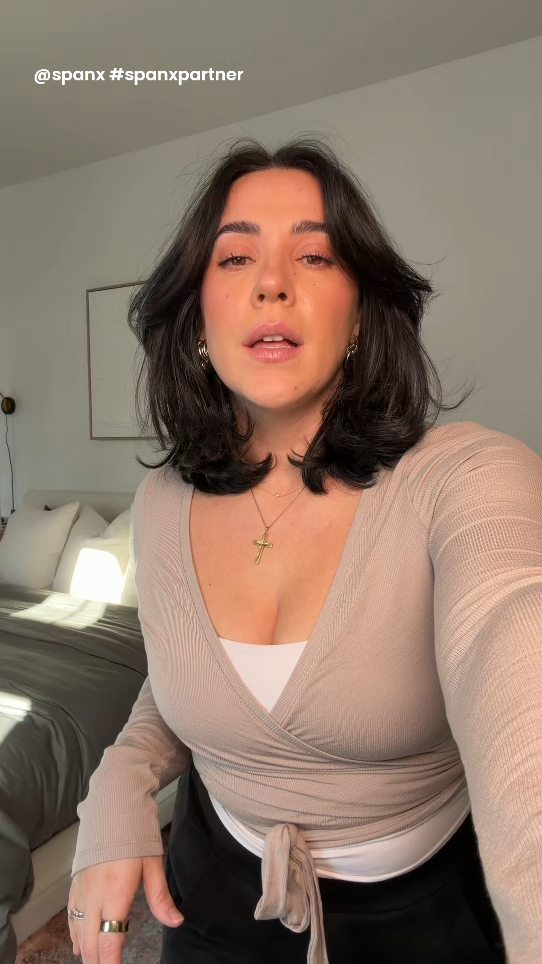 Spanx track pants 100/10! Size M seen here (I also have L they’re just more of a baggy fit).  Code Ninaxspanx #spanxpartner 

#LTKgrwm #LTKmomlife #LTKMidsize