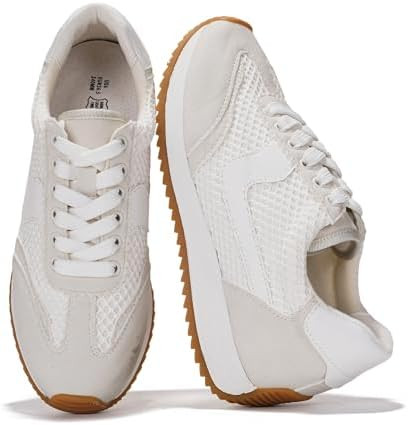 Project Cloud Sneakers for Women – Lightweight Lace-Up Shoes for Women with Memory Foam Insoles... | Amazon (US)