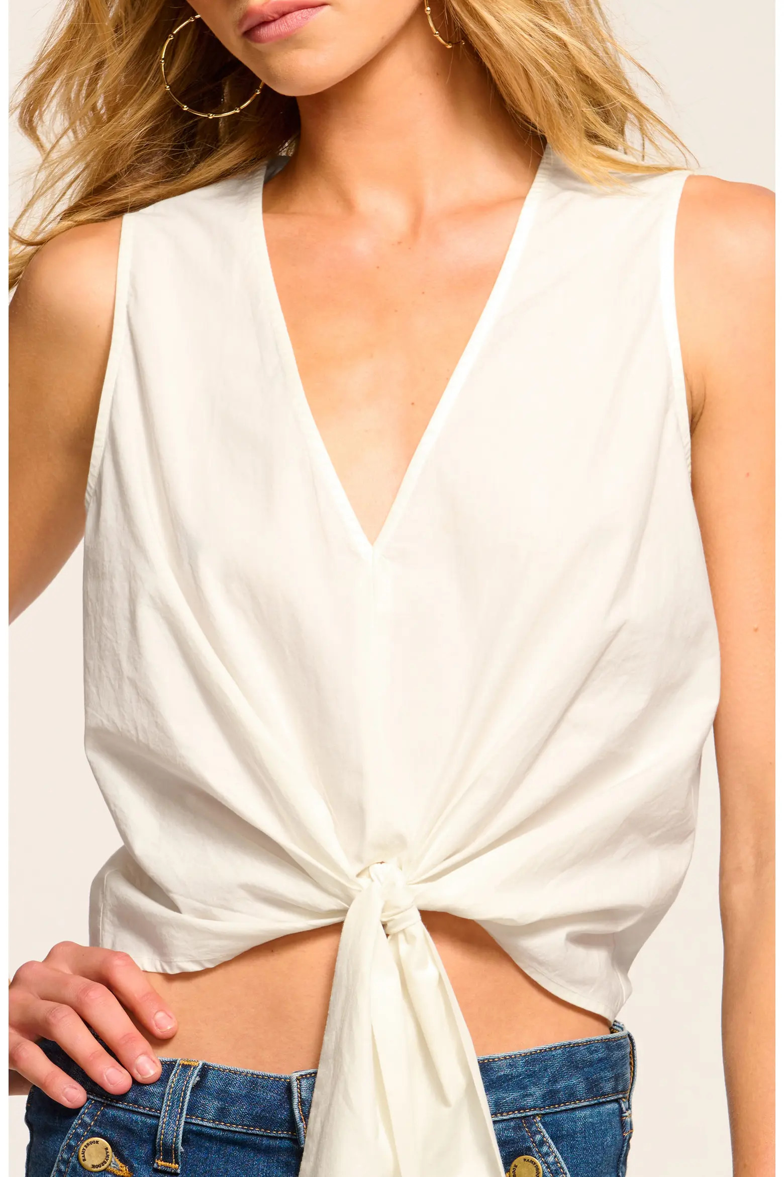 Svetlana Tie Hem Sleeveless Crop Top (Women) | Nordstromrack | Nordstrom Rack
