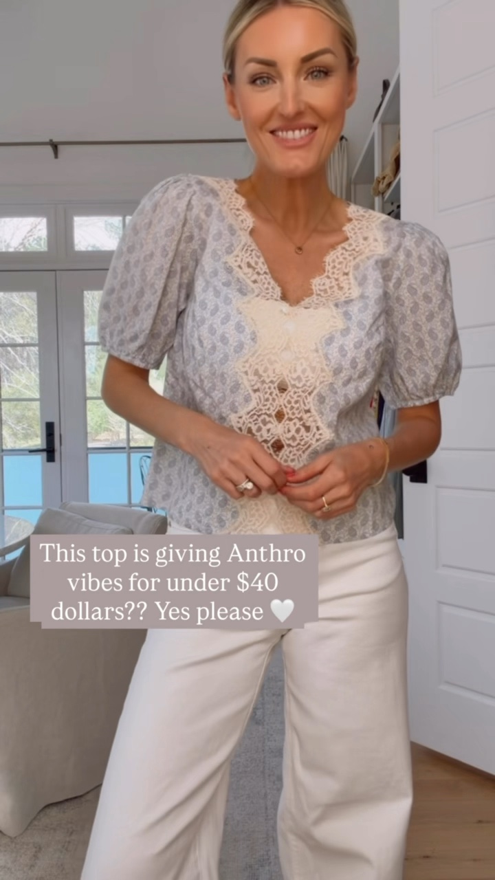 Love the details on this blue & white blouse! Currently 50% off right now! Love it styled with these white jeans! Wearing XS/4!

Loverly Grey, Loft, spring outfit, spring looks

#LTKSeasonal #LTKSaleAlert