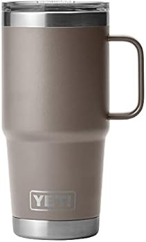 YETI Rambler 20 oz Travel Mug, Stainless Steel, Vacuum Insulated with Stronghold Lid, Sharptail Taup | Amazon (US)