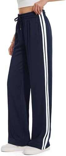 Tapata Women's 28/30/32/34 Inseam Track Pants Loose Straight Leg Jogging Sweatpants Warm-Up Sport... | Amazon (US)