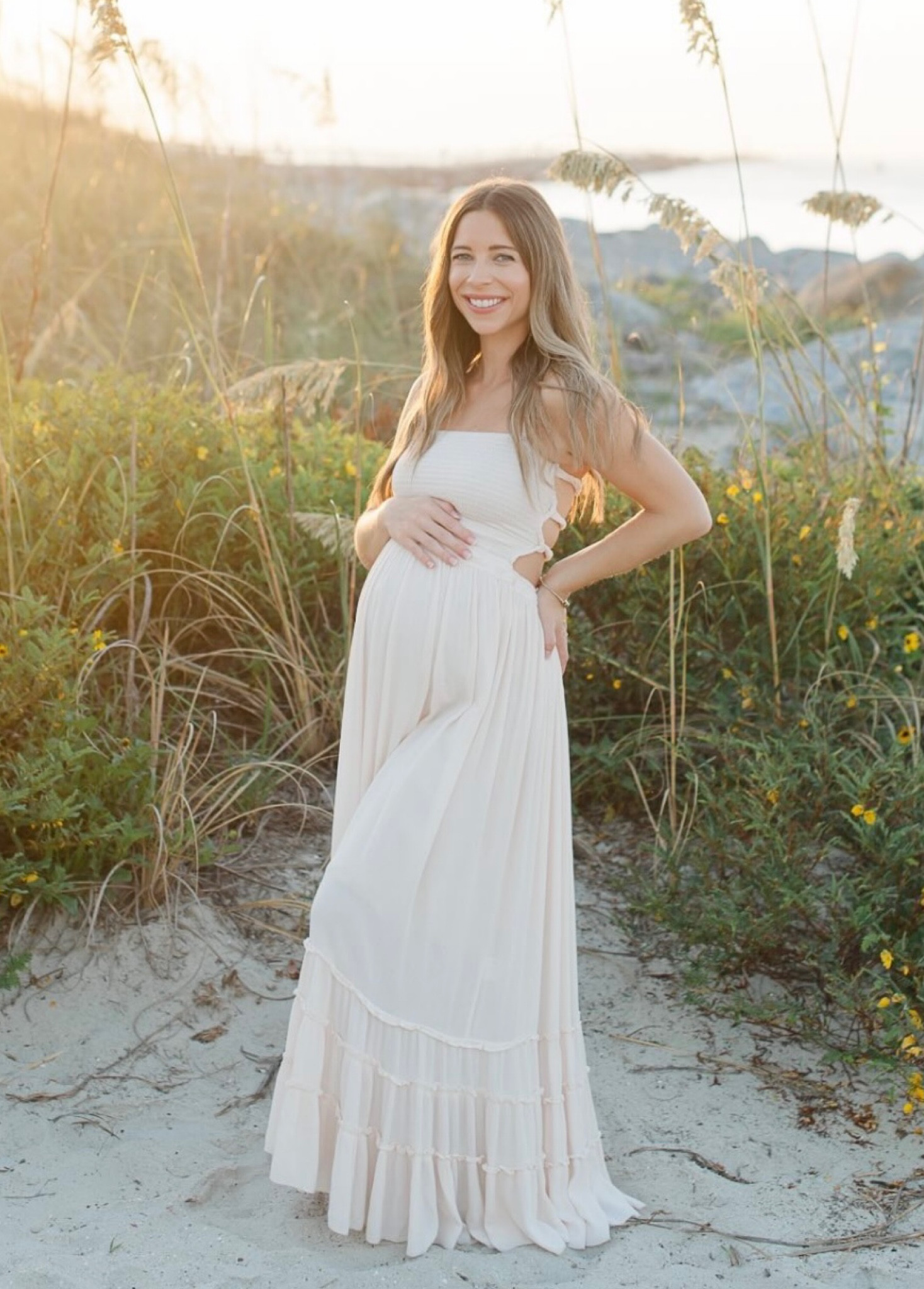 Free people dupe - maxi dress! Comes in multiple colors. Perfect with or without a bump! Great option for beach photoshoot as well. ☀️

#LTKFindsUnder50 #LTKBump #LTKFindsUnder100