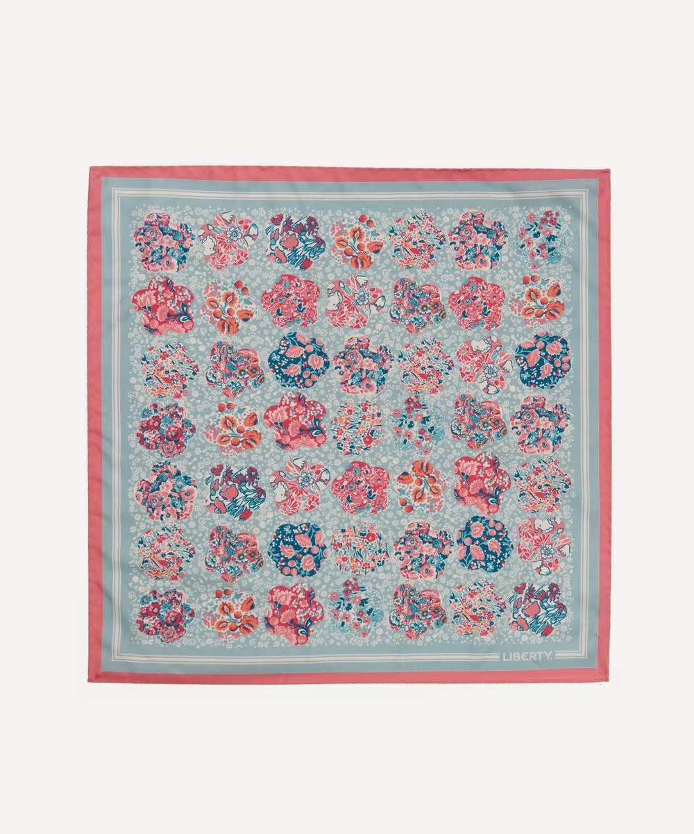 Sky Garden Silk Twill Scarf | Liberty London (UK)