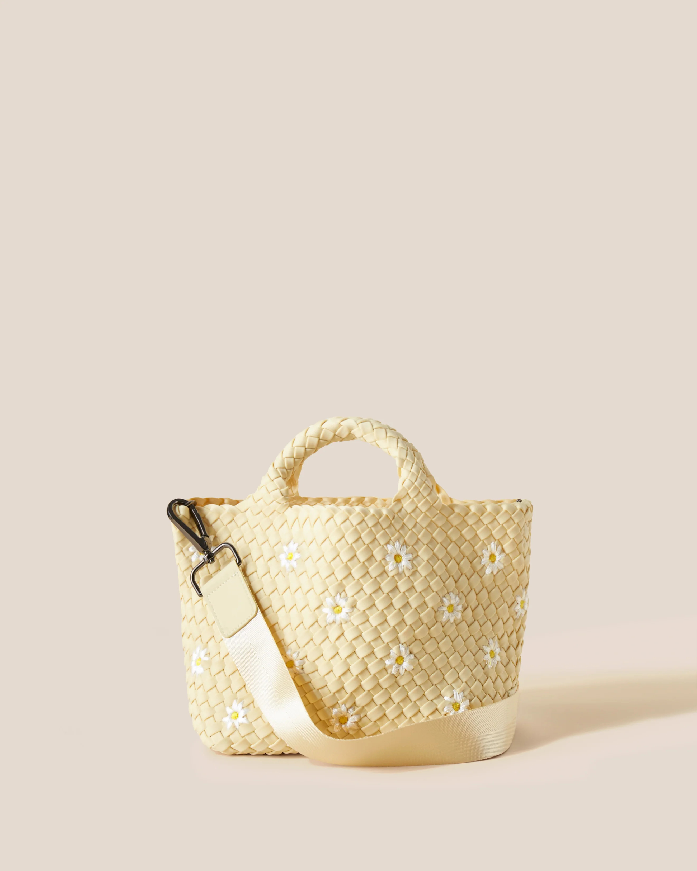 St. Barths Small Tote Embroidery | Blossom | Naghedi