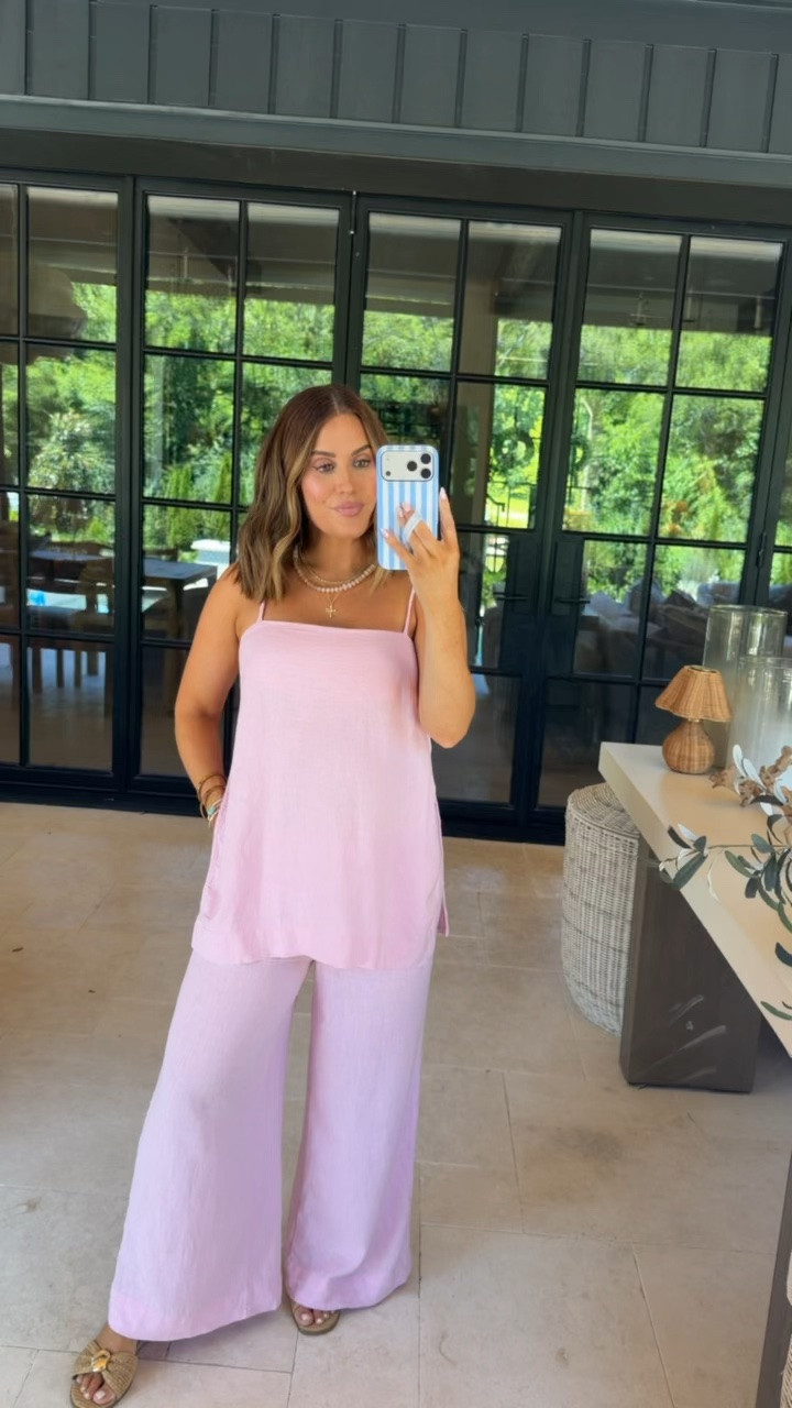 Today’s ootd 🌸 this pink linen set from Free People is under $100 and has been one of my go to outfits! Super lightweight, adjustable straps, and comes in lots of colors! I’m currently 25 weeks pregnant & it’s bump friendly! 

Summer ootd || bump friendly outfits || summer maternity outfits || summer fashion || sets under $100

#LTKBump #LTKSeasonal #LTKootd