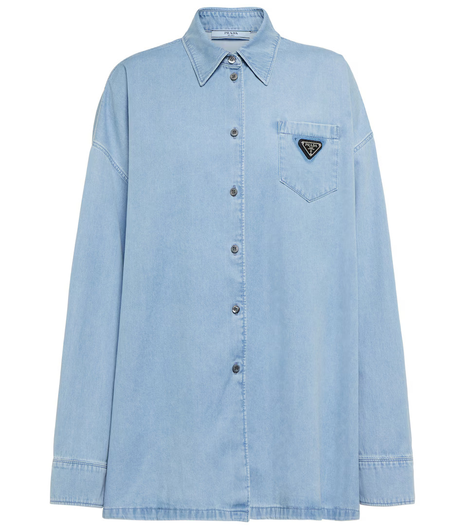 Oversize cotton denim shirt | Mytheresa (UK)