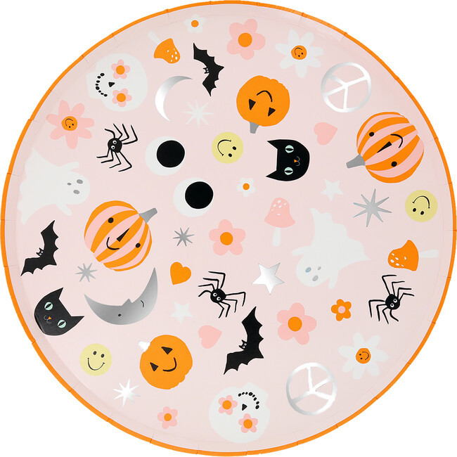 Meri Meri | Groovy Halloween Icon Dinner Plates | Maisonette | Maisonette
