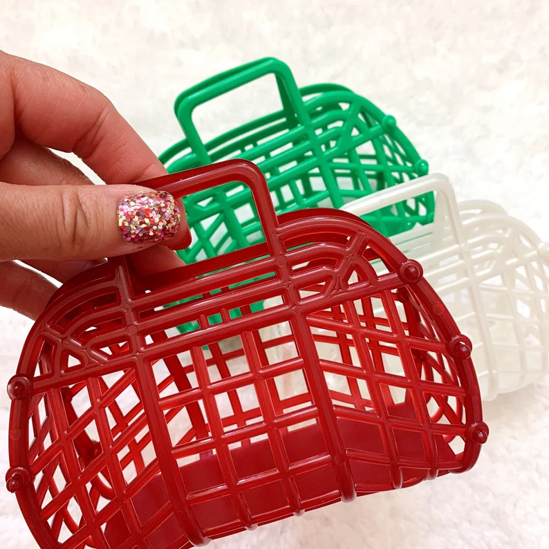 Christmas Favor Bags, Holiday Gift Baskets, Party Favor Bags, Mini Jelly Bags, Reusable Gift Bag,... | Etsy (US)