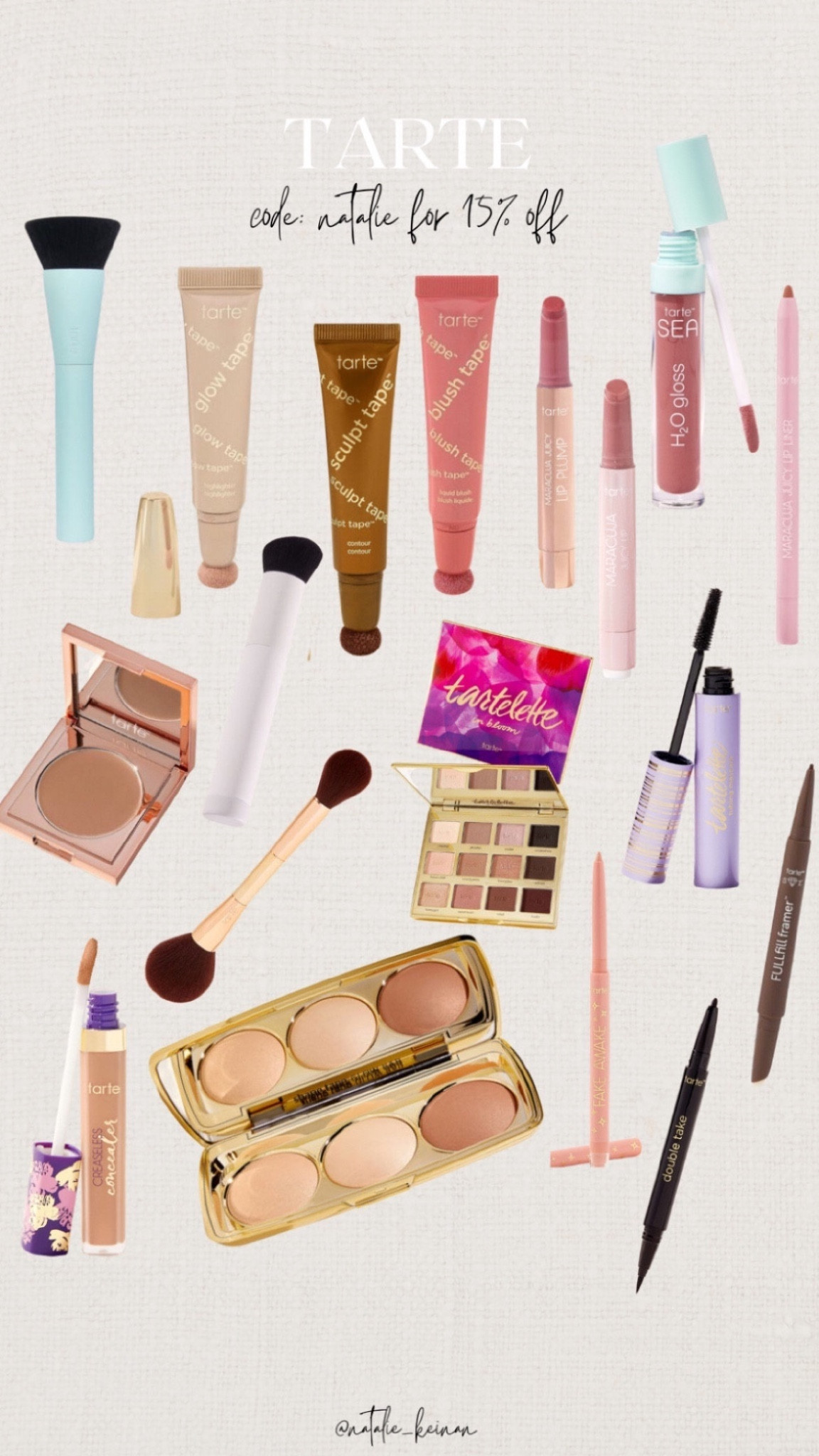 Tarte sale! Buy 4 or more bestsellers and get 50% off!! Use my code for everything else. Makeup deals, sale, cosmetics 

#LTKbeauty #LTKsalealert #LTKBeautySale