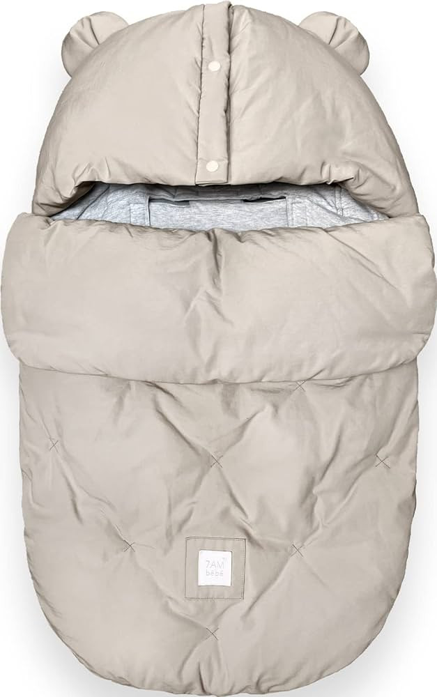 7 A.M. Enfant BebePOD Stroller and Car Seat Footmuff, Convertible into a Single Panel Cover (Brus... | Amazon (US)