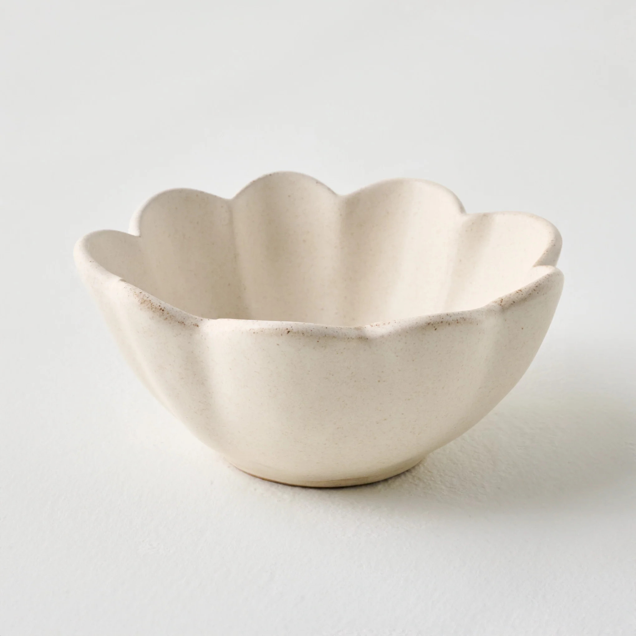 French White Scalloped Mini Bowl | Magnolia