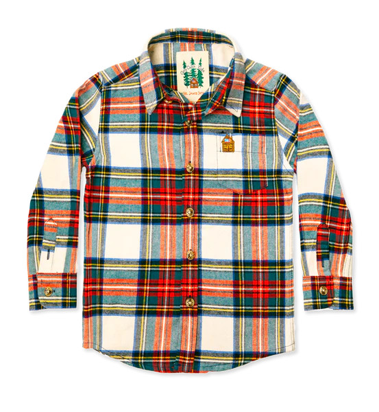 Santa Baby Kids Flannel Shirt | Kiel James Patrick