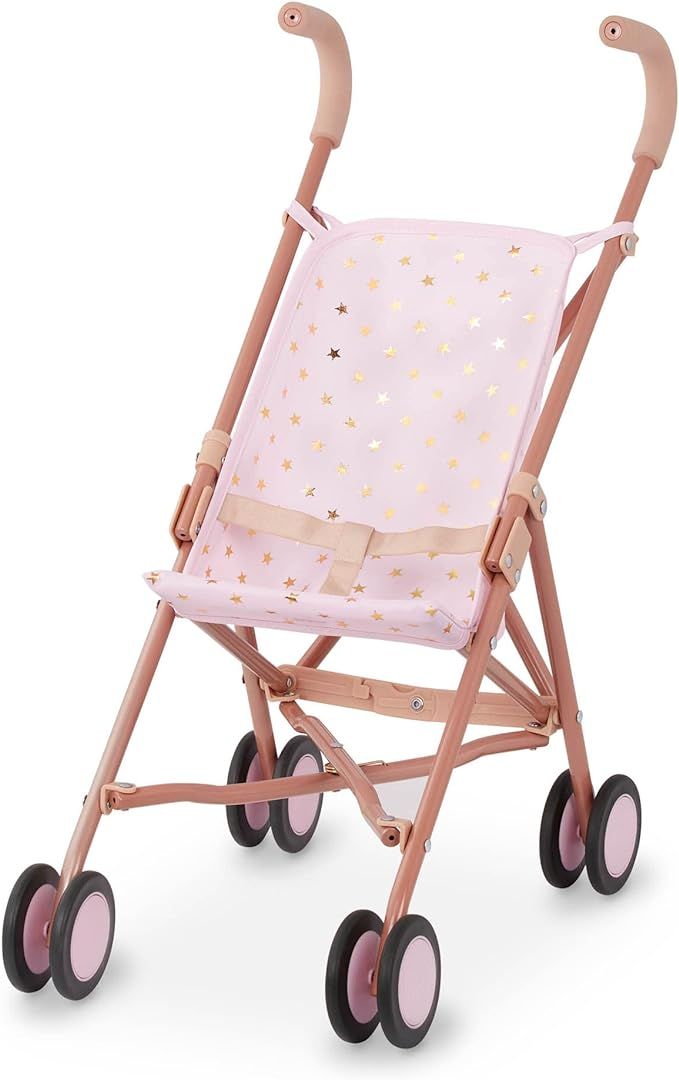 Babi – Umbrella Stroller – 14-inch Baby Doll Accessories – Folding Frame & Star Print – S... | Amazon (US)