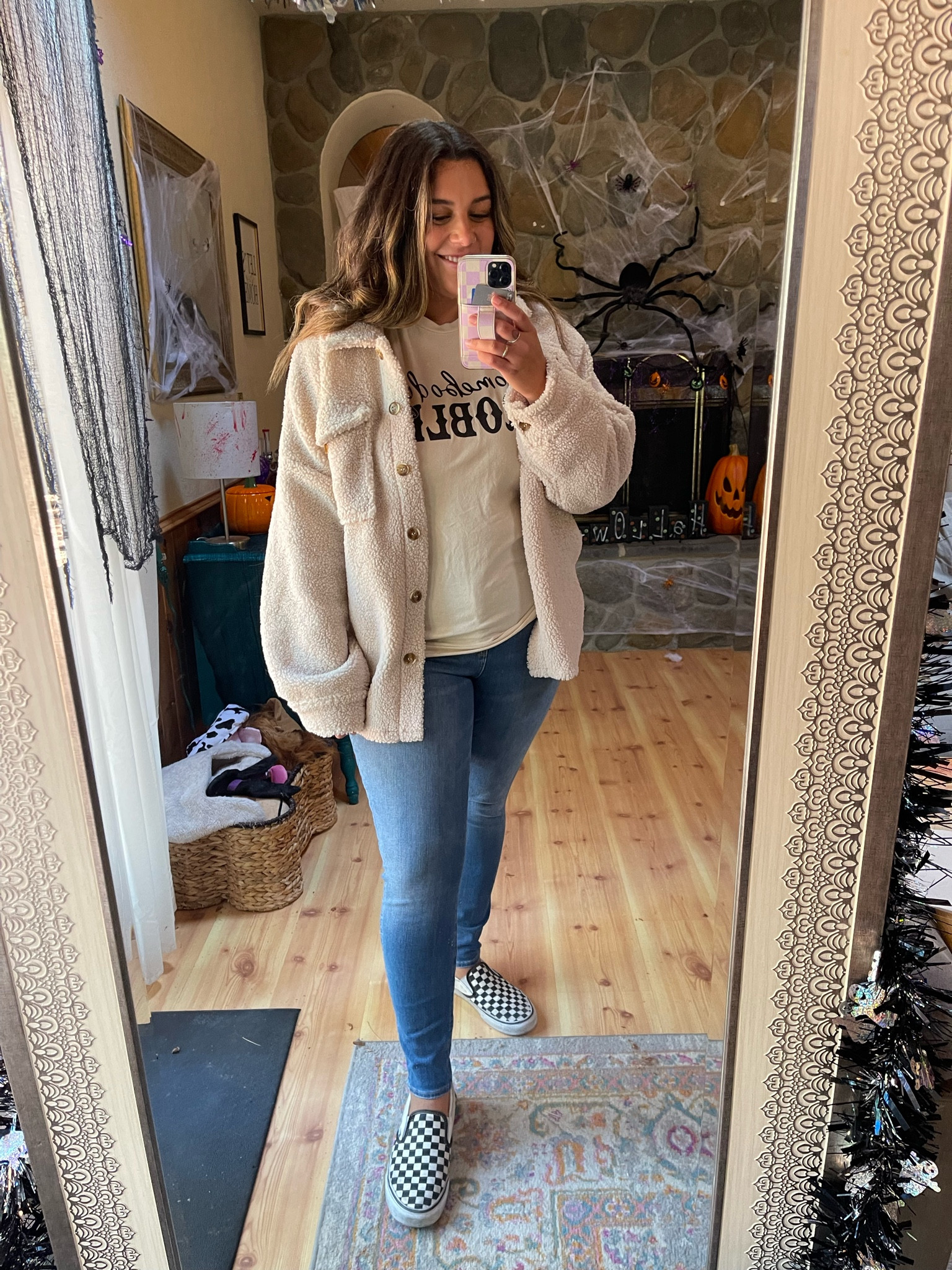 Pink lily shirt and jacket and AE jeans size 14 #ltksale click through link to save!

#LTKSale #LTKmidsize #LTKsalealert