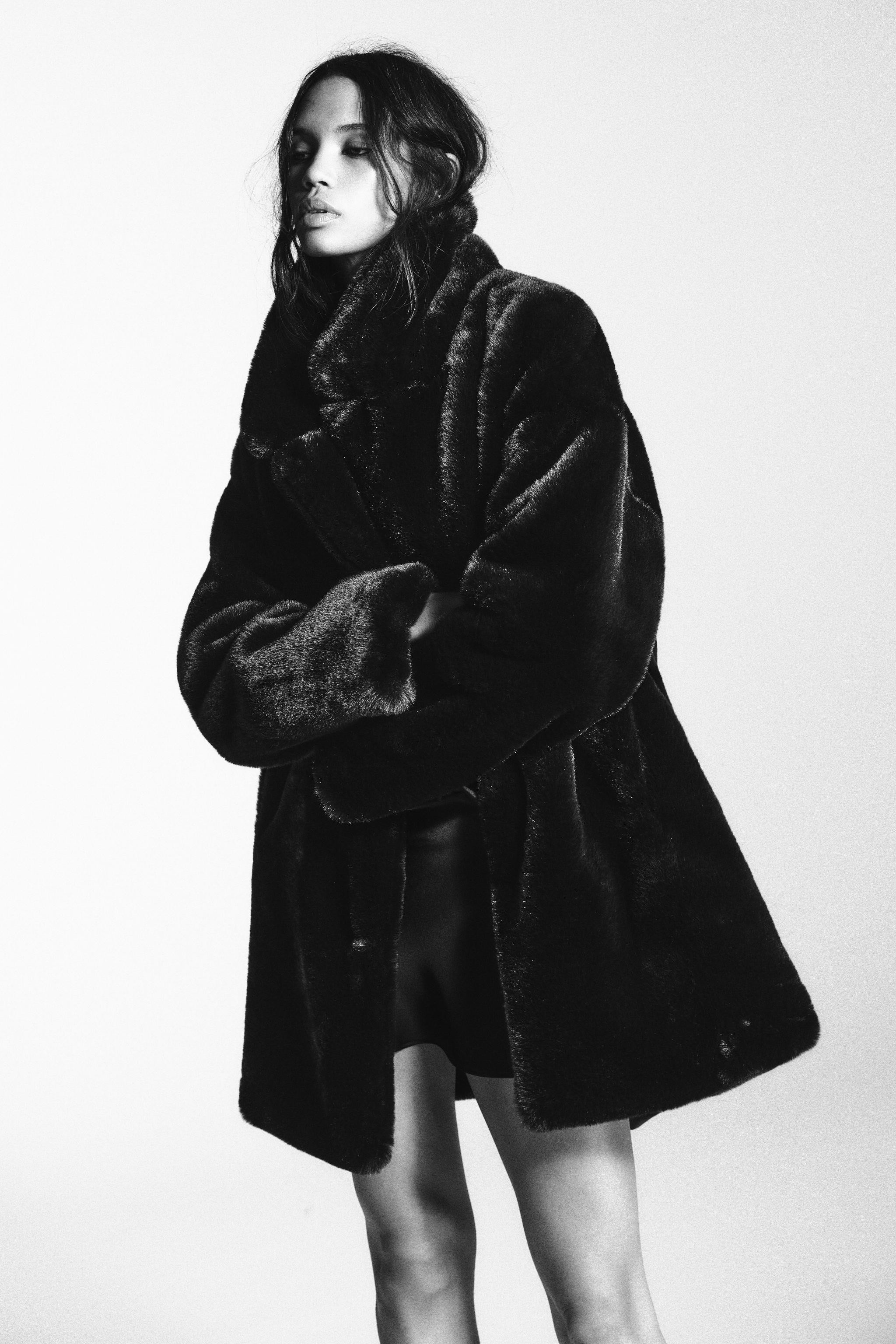 FAUX FUR COAT | Zara UK