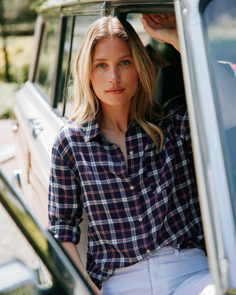 Niki Chilly Morning Plaid Shirt | Southern Tide