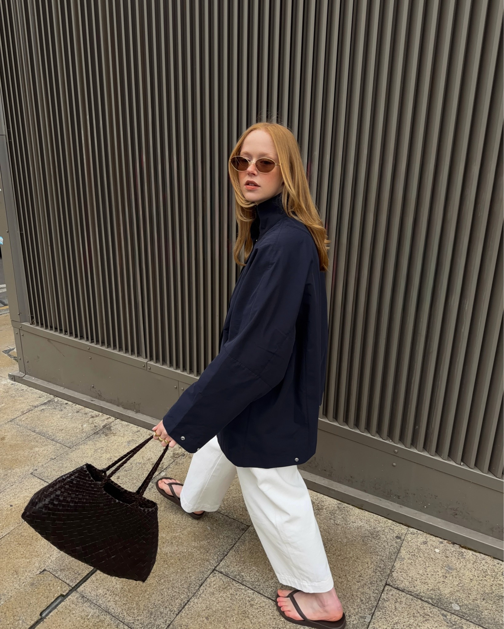 Funnel Neck Jacket, Lightweight Jacket, Navy, White Jeans, Dragon Diffusion Bag

#LTKspring #LTKsummer #LTKuk