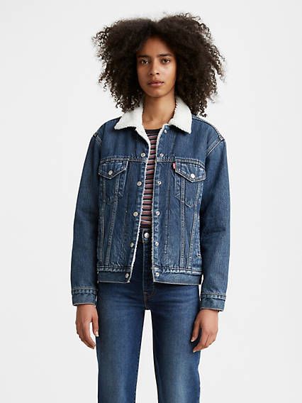 Levi's Ex-Boyfriend Sherpa Trucker Jacket - Women's XS | LEVI'S (US)