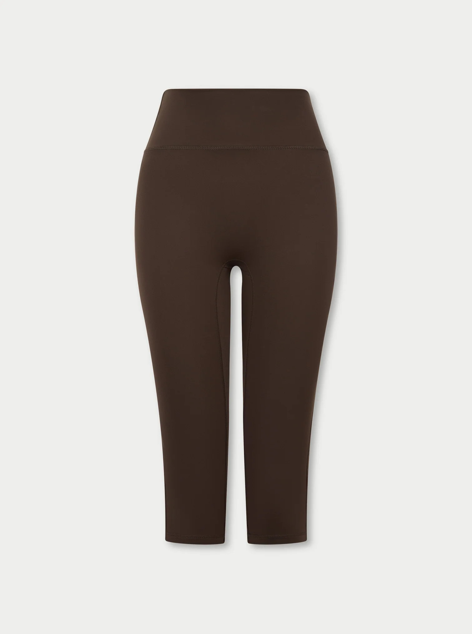 SCULPTING STRETCH CAPRI LEGGINGS - CHOCOLATE | The Couture Club