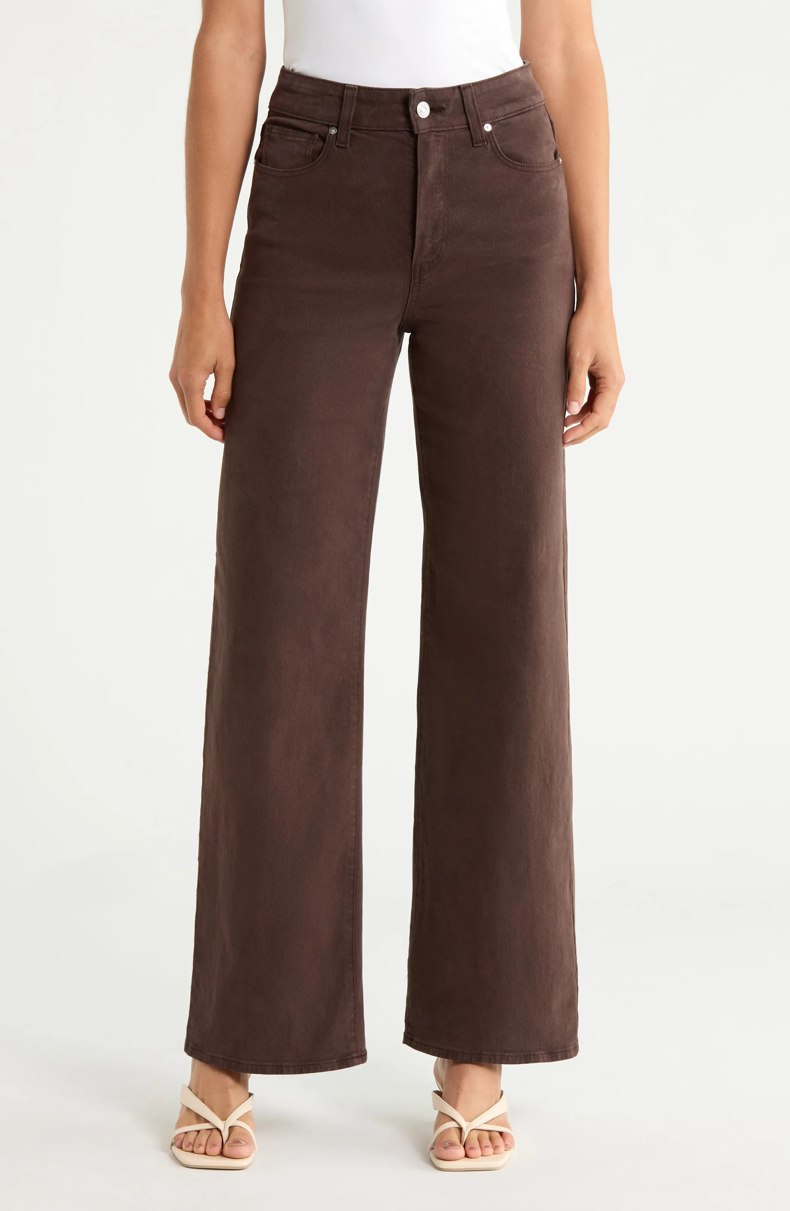 Anessa High Waist Wide Leg Pants (Women) | Nordstrom | Nordstrom