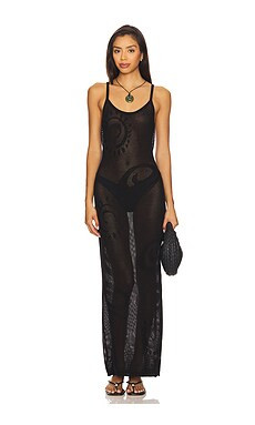 SEVEN WONDERS Milenia Midi Dress in Black from Revolve.com | Revolve Clothing (Global)