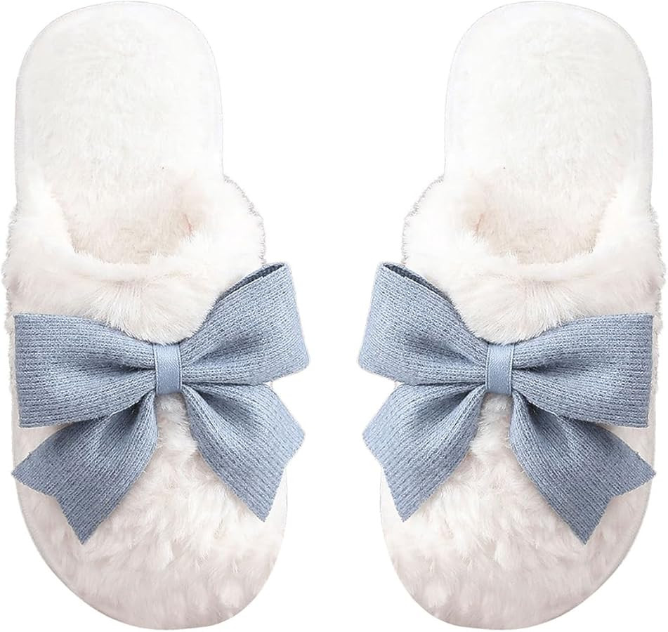 Verdusa Women's Bow Memory Foam Slippers | Amazon (US)