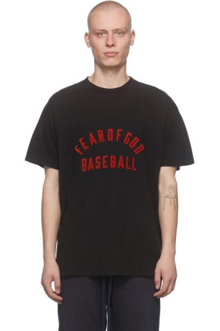 Black 'Baseball' T-Shirt | SSENSE