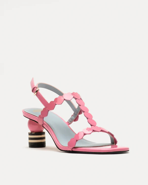 Kiki Heart Heel - Pink | Frances Valentine