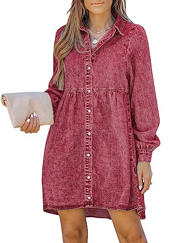 LookbookStore Cute Fall Dresses for Women Dresses for Women Party Elegant Baby Doll Dress Women Dresses for Women 2024 Elegant Baroque Rose Size Medium Size 8 10 | Amazon (US)
