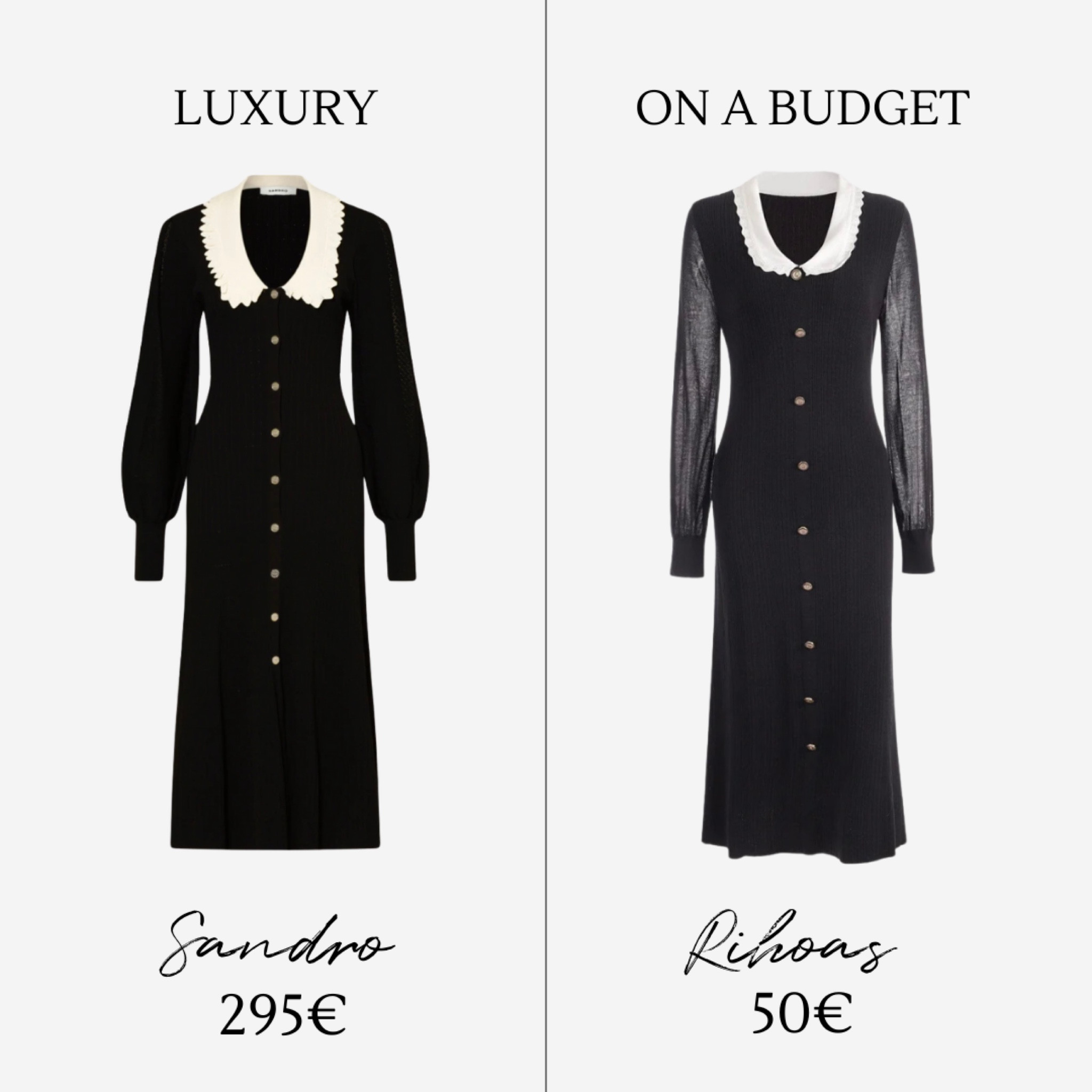 Luxury vs. On a budget 

#LTKSeasonal #LTKstyletip #LTKeurope