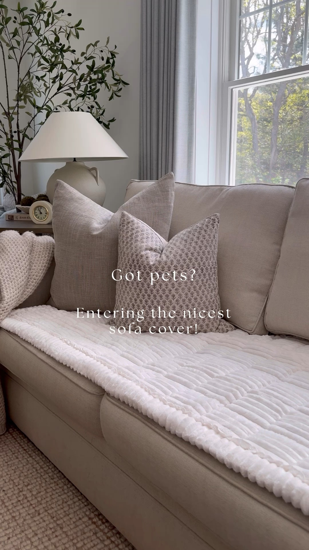 Coastal Living Room

Amazon pet sofa cover, coastal home, sectional, beige home, pottery barn, woven coffee table, gray curtains, sherri calnan home 

#LTKHome #LTKStyleTip #LTKFindsUnder50