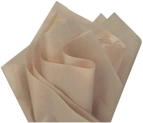 Flexicore Packaging Natural Tan Gift Wrap Tissue Paper Size: 15 Inch X 20 Inch | Count: 100 Sheet... | Amazon (US)
