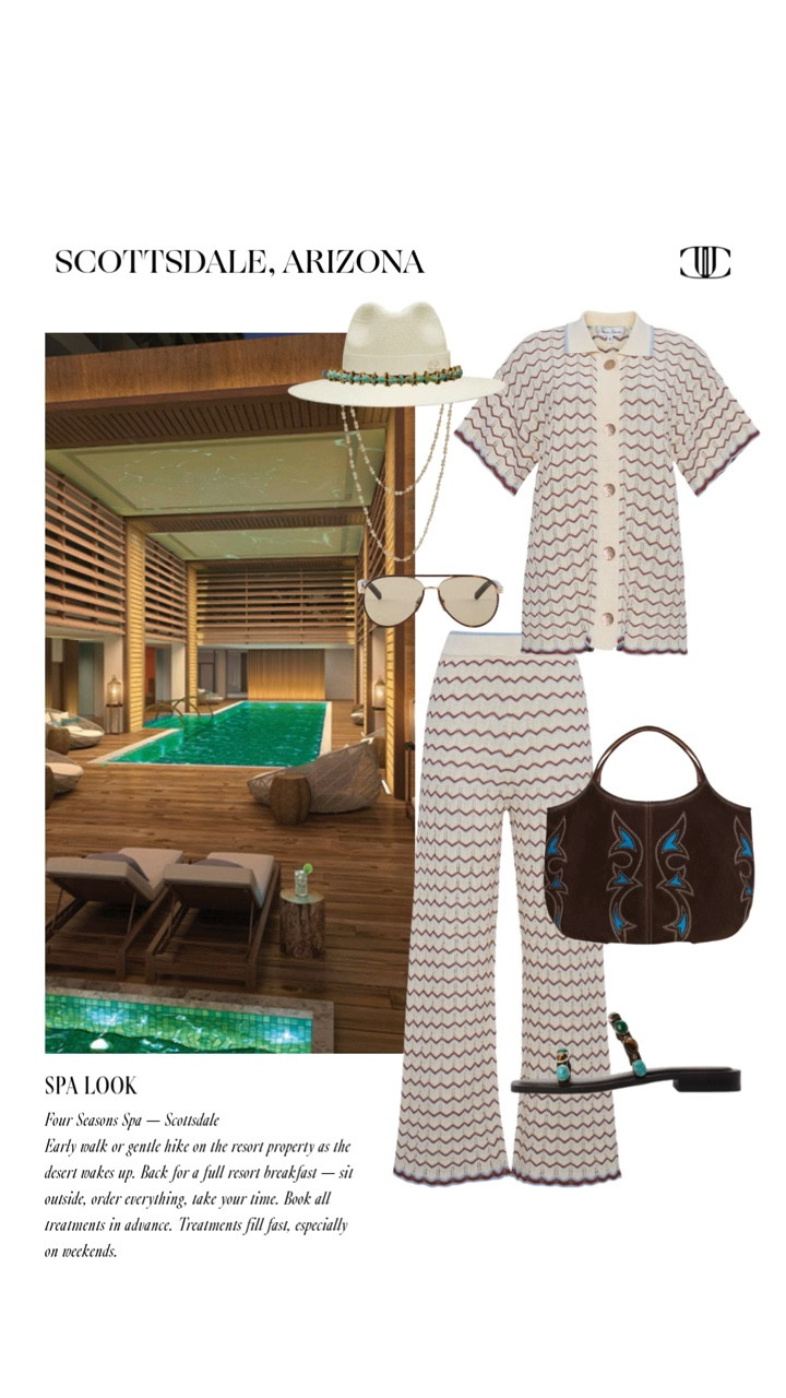 Scottsdale → Sedona 🌵✨

The ultimate desert escape—equal parts polished and restorative. Think poolside afternoons, spa days, incredible dining, and then a shift into Sedona’s red rocks, slower mornings, and unforgettable views.

Sharing the looks I’d pack for it all—from elevated resort wear to easy, comfortable pieces for exploring and relaxing. Save this for travel inspo and tap to shop. 🤍 

 #Scottsdale #Sedona #DesertStyle #VacationStyle #ResortWear #TravelOutfits #

#LTKootd #LTKOver40 #LTKTravel