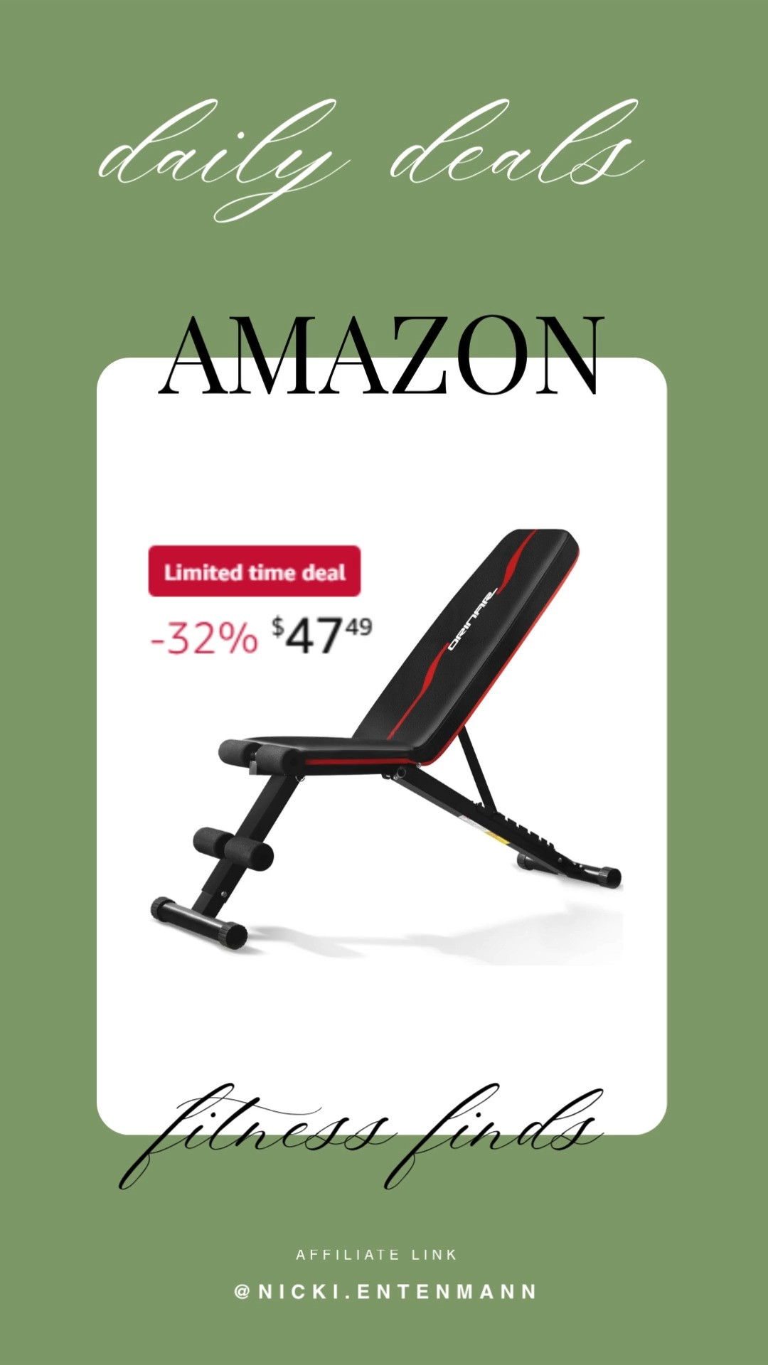 This weight bench press brings cheerful strength and effortless support to everyday workouts with practical flair. #WeightBenchPress #FitnessGear #WorkoutEssentials #StrengthTraining #GymStyle #ExerciseGoals #ActiveLife #TrainingTools #HealthyLiving #HomeGym 🏋️‍♂️🔥✨
 

 #LTKfitnessgoals #LTKActive #LTKHome