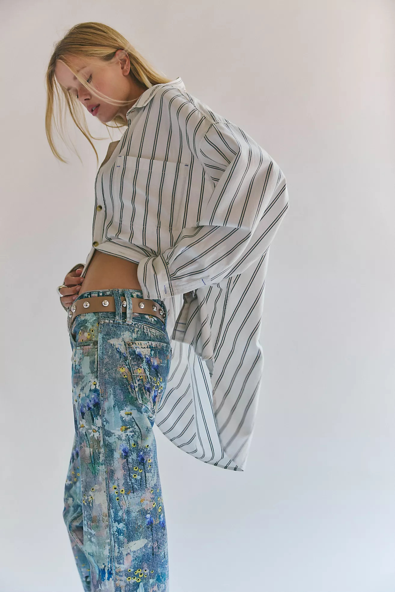 We The Free Freddie Striped Shirt | Free People (Global - UK&FR Excluded)