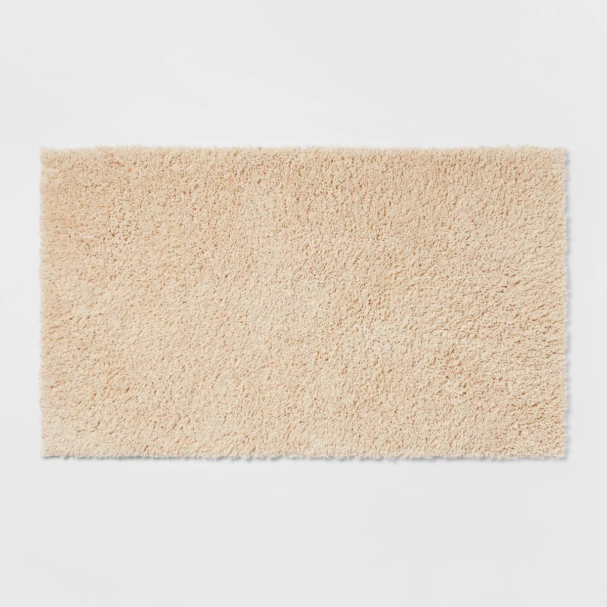 20"x34" Antimicrobial Bath Rug Tan - Threshold\u2122: Machine Washable, Latex Backed, Tufted Poly... | Target
