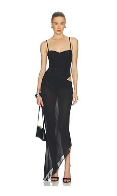 Camila Coelho Greer Maxi Dress in Black from Revolve.com | Revolve Clothing (Global)
