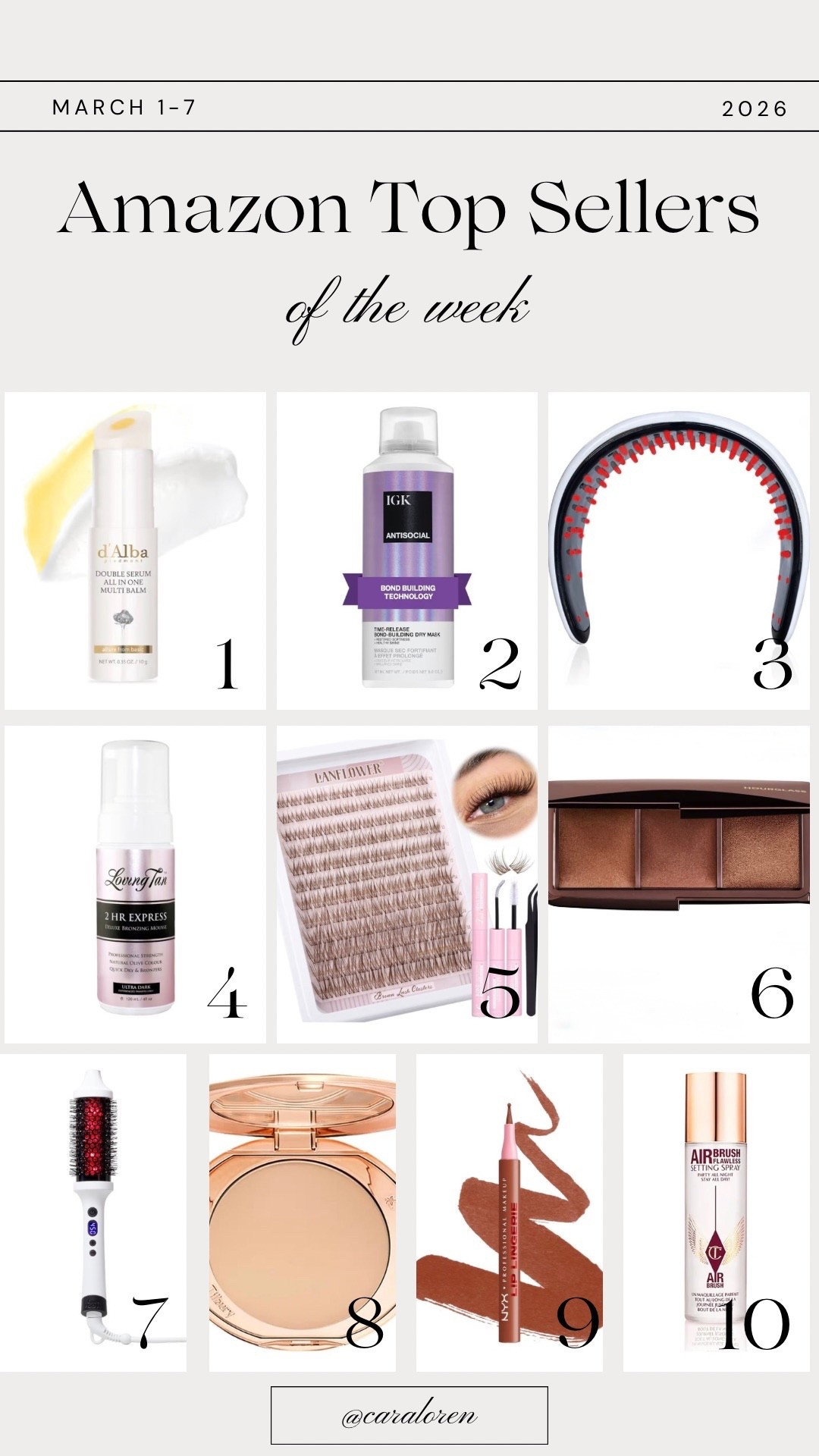 Last week’s Amazon best sellers!

#LTKBeauty