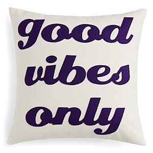 Alexandra Ferguson Good Vibes Only Decorative Pillow, 16 x 16 - 100% Exclusive | Bloomingdale's (US)