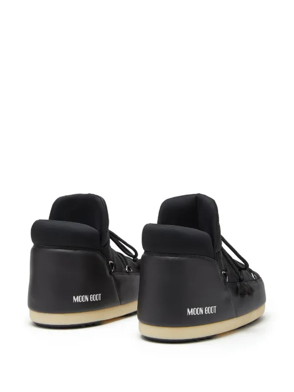 Moon Boot Icon logo-print Boots | Black | FARFETCH LV | Farfetch Global