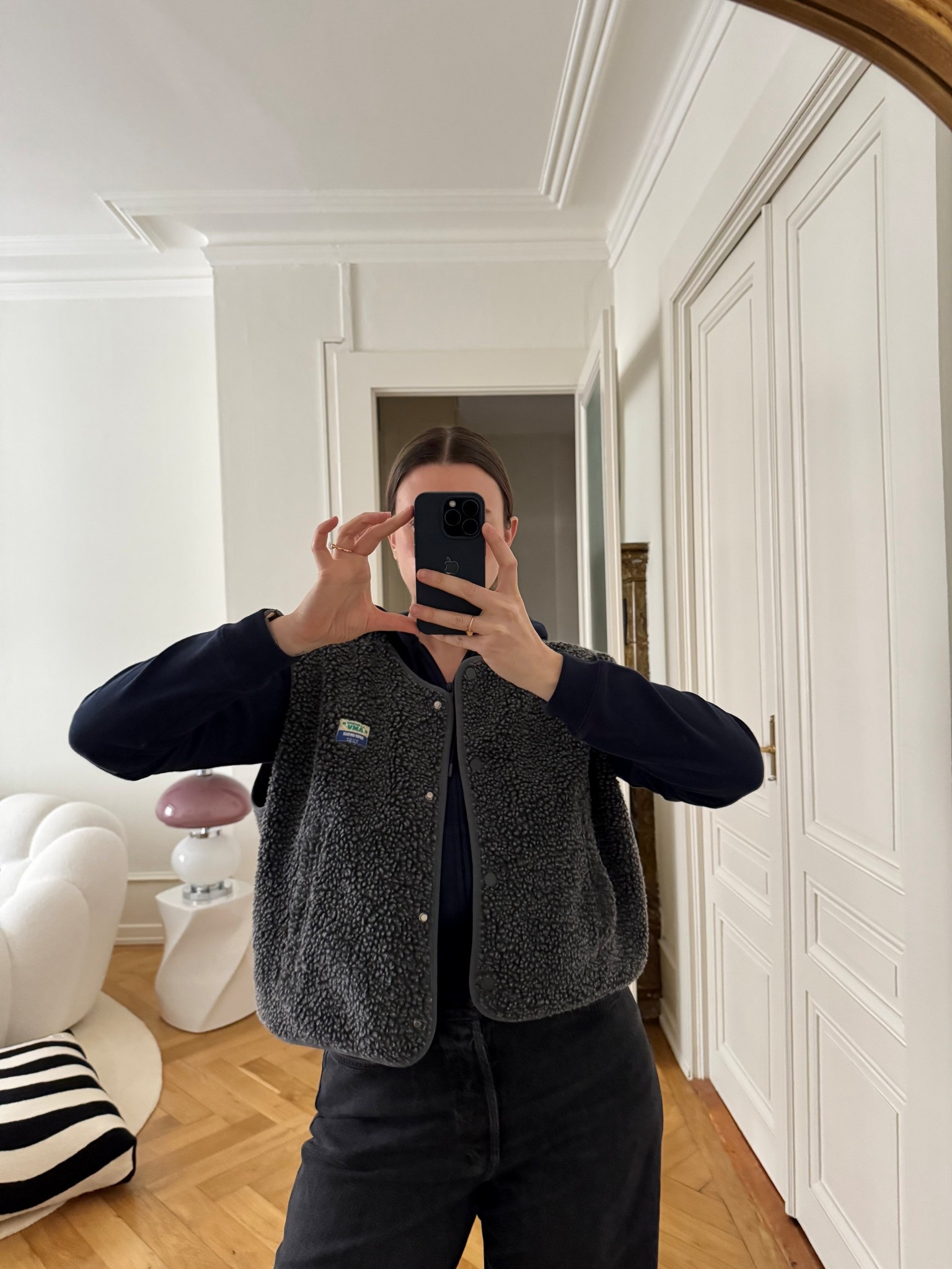 AMERICAN VINTAGE Hoktown Sherpa Vest #AmericanVintage 
-size down (I’m wearing XS/S)

#LTKGiftGuide #LTKHoliday #LTKSeasonal