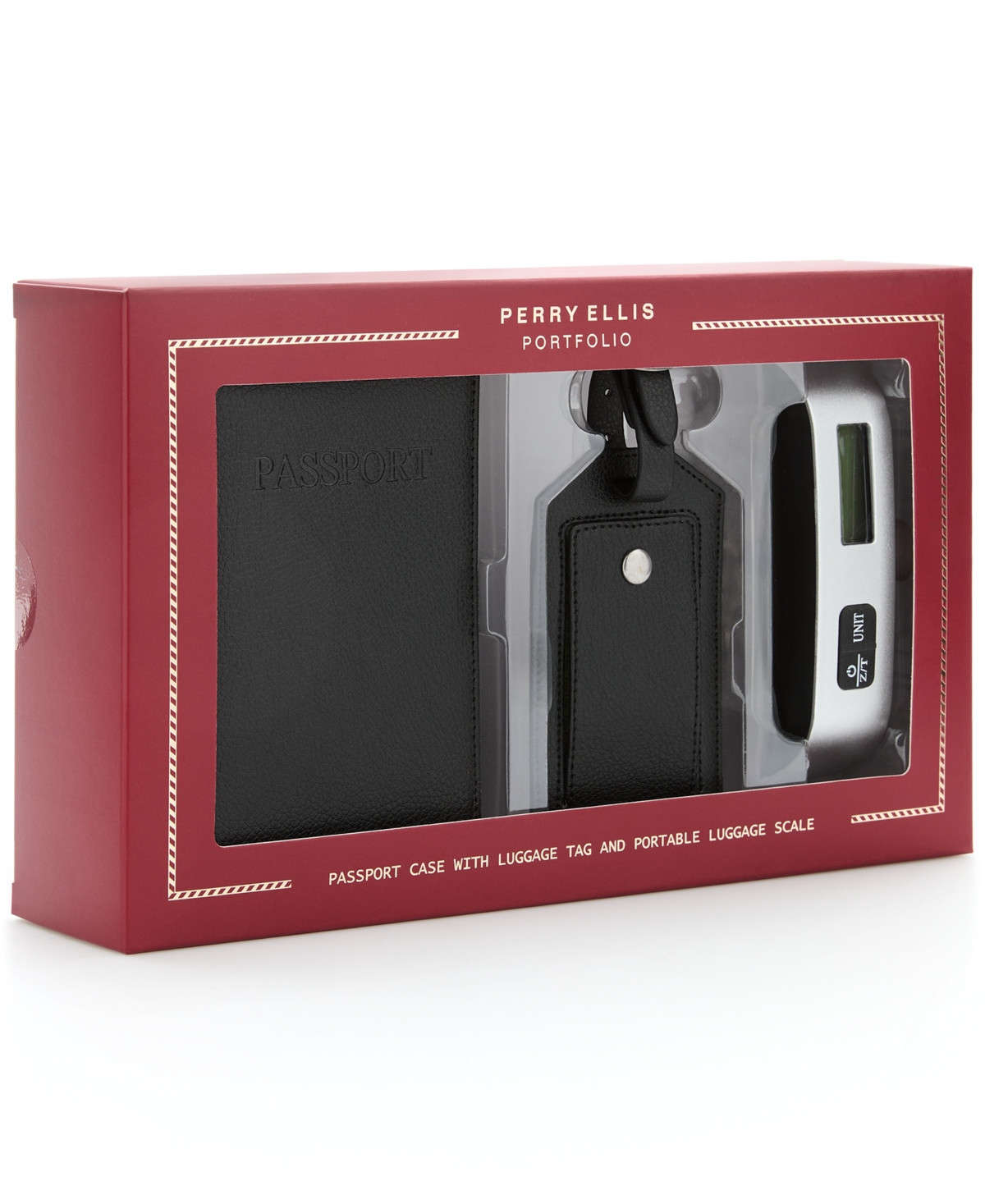 Perry Ellis Portfolio Men's Passport Gift Set - Black | Macy's