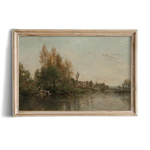 Rustic Farmhouse Wall Art Decor - 24x36 Large Unframed Rolled Canvas - Boho Landscape Picture - F... | Amazon (US)