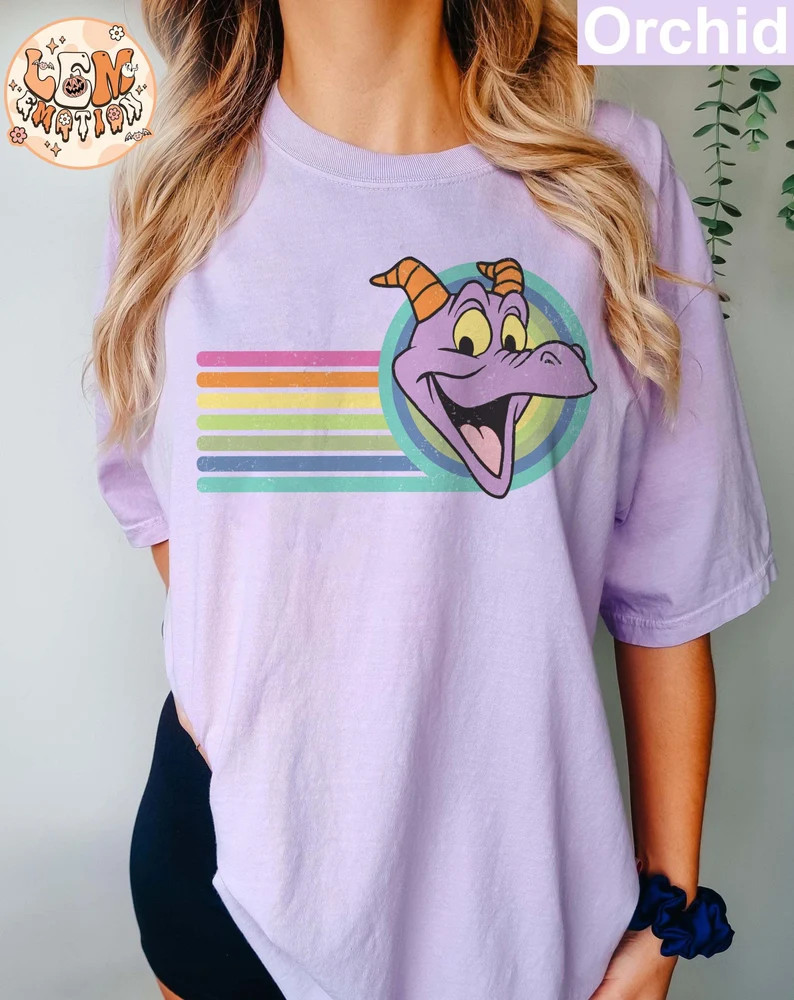 Retro Disney Figment Shirt, Disney Epcot Shirt, Disney 1980 1990 Epcot Shirt, Disneyland Shirt, D... | Etsy (US)