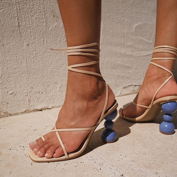 NWOT SONG OF STYLE  Gelato Heel In Beige - Nude | Poshmark