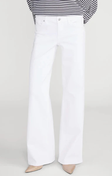 Low Rise Le Slim Palazzo in White | Mint Clothing Boutiques