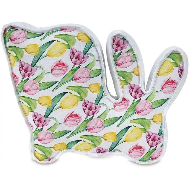 Lillian Vernon Tulip Bunny Pillow - Polyester, Cotton Filling, 10 x 12, Easter Décor, Spring | Walmart (US)