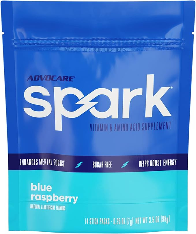 AdvoCare Blue Raspberry Spark 14 sticks packs(3.5 ounces) | Amazon (US)